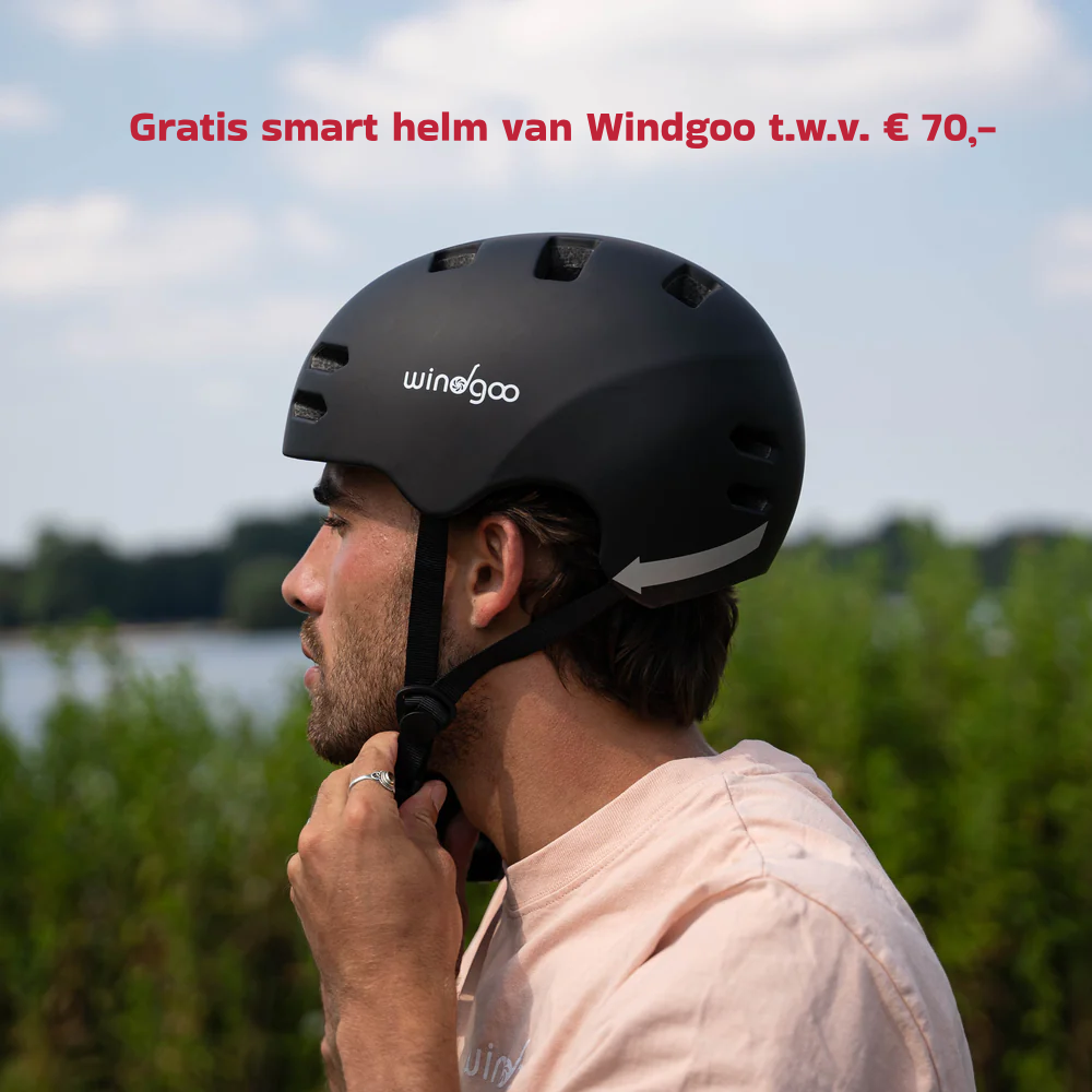 Windgoo F1 Hybrid e-bike 250w zwart 100% legaal