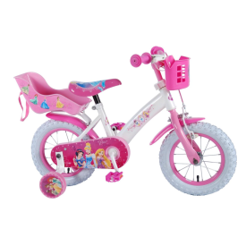 Yipee 12"Princess kinder fiets Belle, Doornroosje en Assepoester