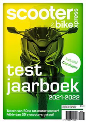 Tijdschrift Scooter&BikeXpress + complete catalogus Test jaarboek 2021 - 2022