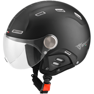 Speed Pedelec helm Vito E-Light met vizier. zwart