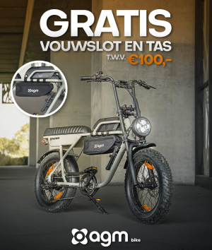 AGM GT250 V2 Fatbike. Actie: Gratis Art 2 Vouwslot en een Frametas. (