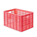 Basil Crate L fluor roze