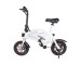 Windgoo B3 6.0Ah. Elektrische fiets. Wit met gas hendel.